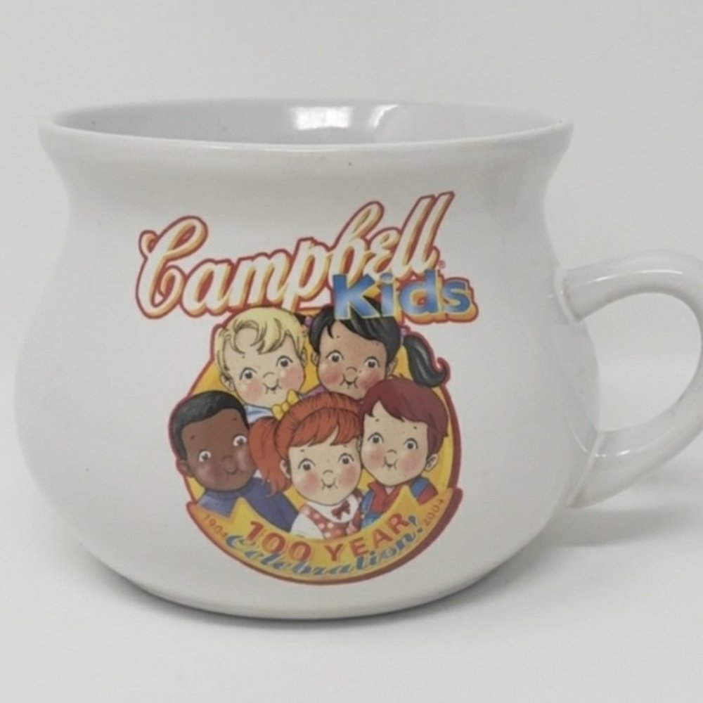 Vintage Campbell Kids over sized 100 year anniversary soup mug